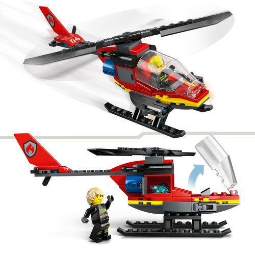 60411 LEGO City Fire Elicottero dei pompieri