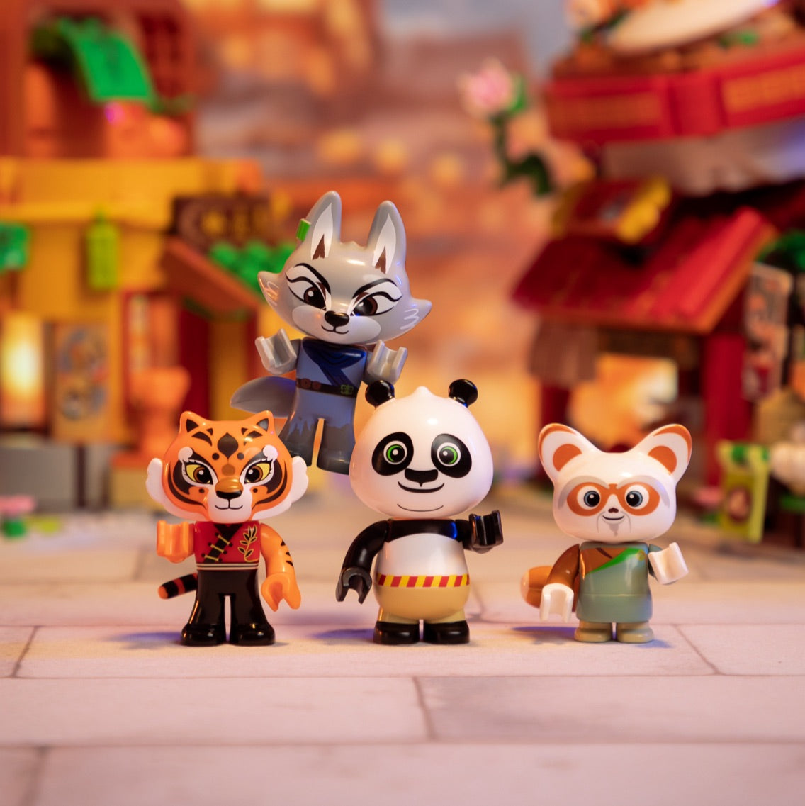 86507 Pantasy Kung Fu Panda Bancarella del Tè di Shifu Set Costruzioni