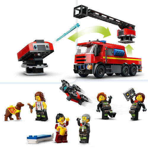 60414 LEGO City Fire Caserma dei pompieri e autopompa