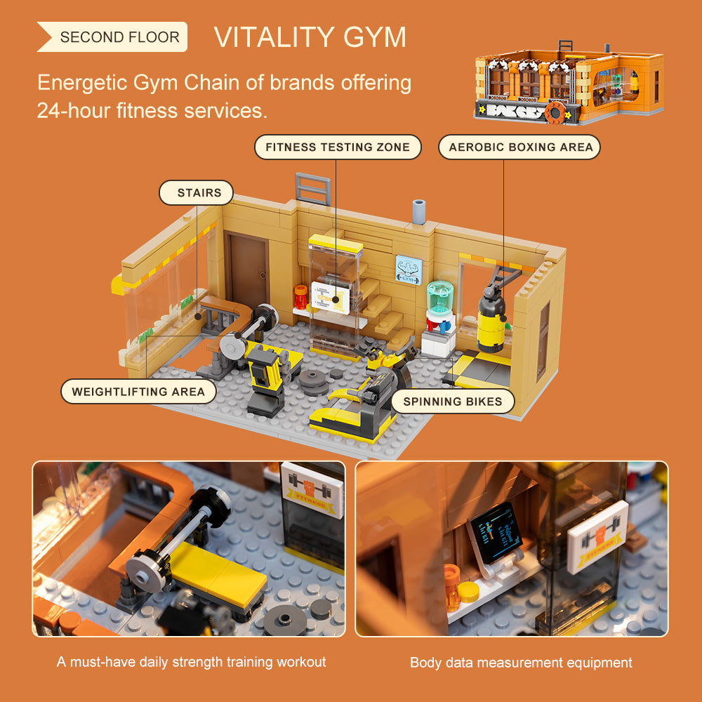 85013 Pantasy  Il Panificio  Edificio Modulare Set Costruzioni Bakery