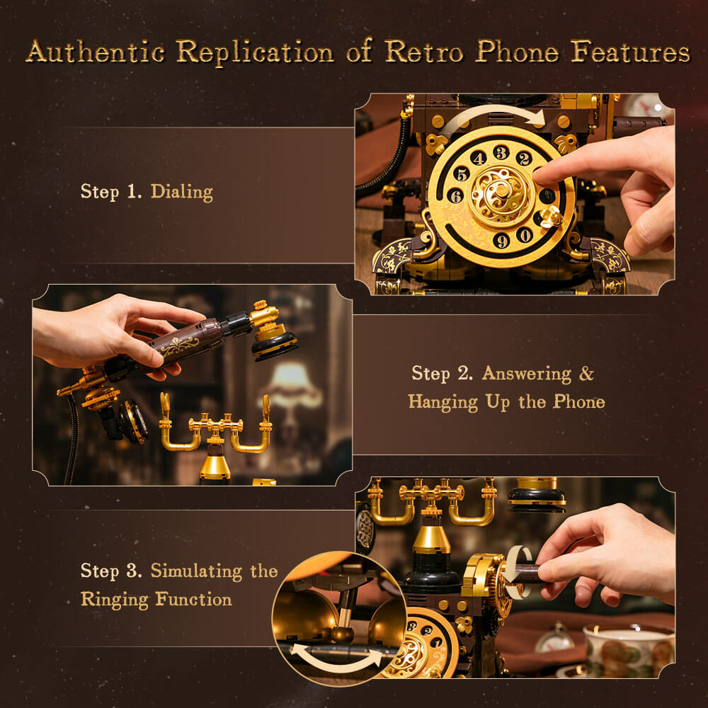 85018 PANTASY set di mattoncini collezione Retrò : Telefono Retrò