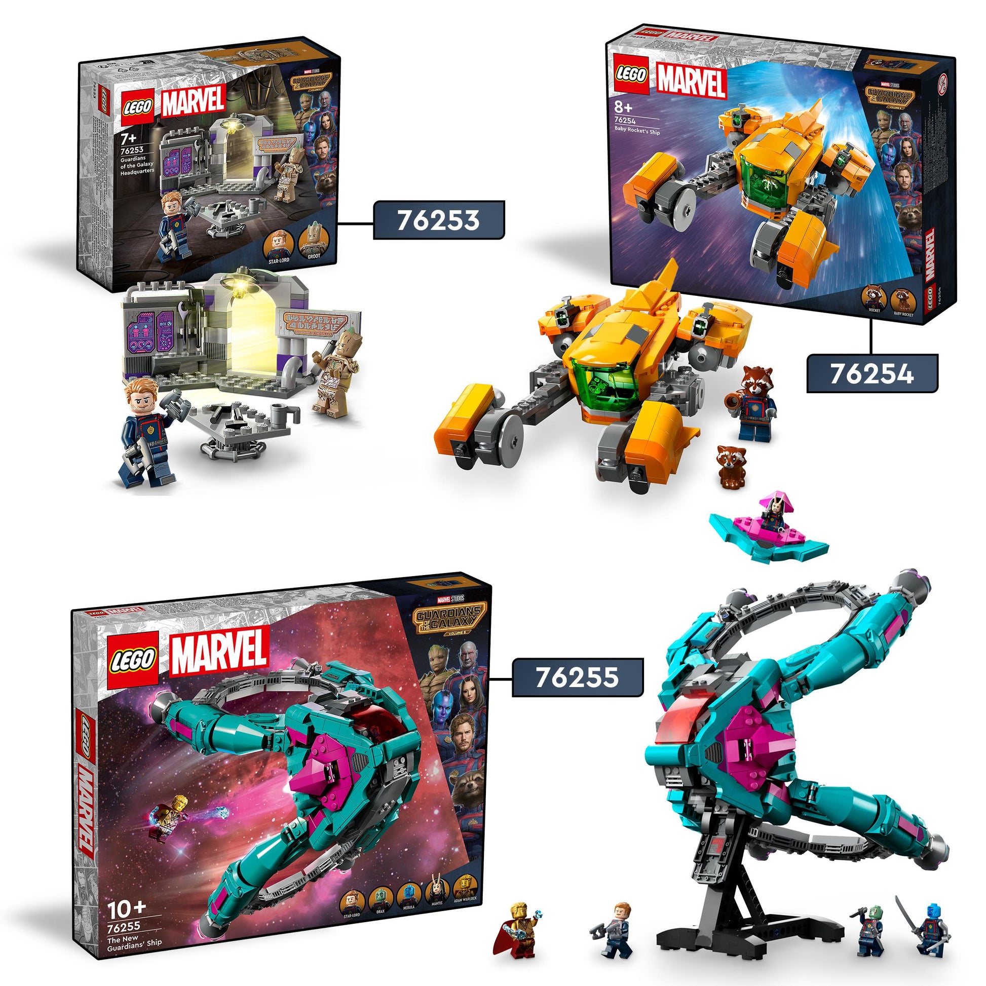 76254 LEGO Marvel- Astronave di Baby Rocket