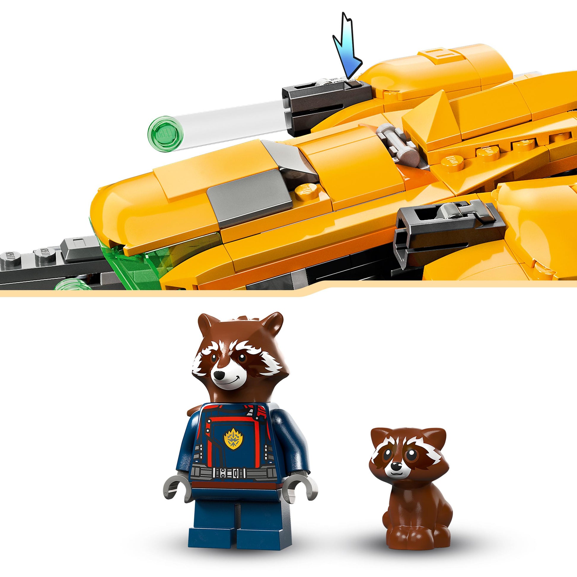 76254 LEGO Marvel- Astronave di Baby Rocket