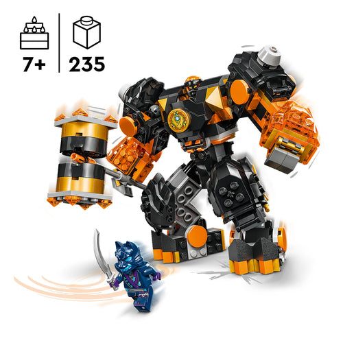 71806 LEGO Ninjago Mech elemento Terra di Cole