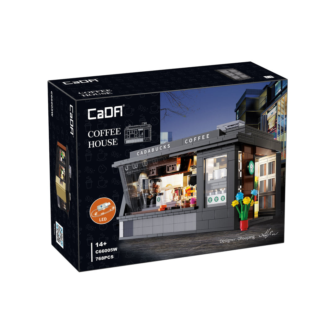 CADA Coffee House Giapponese - Caffetteria in Mattoncini - 768 Pezzi