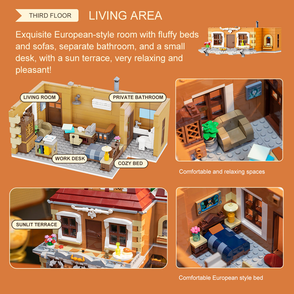 85013 Pantasy  Il Panificio  Edificio Modulare Set Costruzioni Bakery