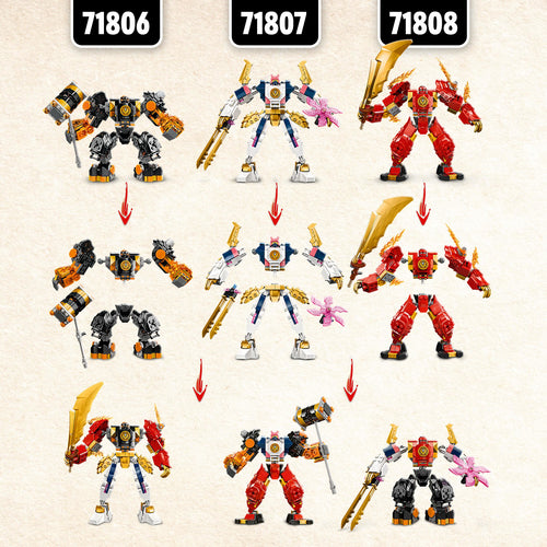 71806 LEGO Ninjago Mech elemento Terra di Cole