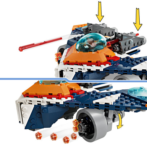 76278 LEGO Super Heroes Marvel Warbird di Rocket vs. Ronan -Marvel-4