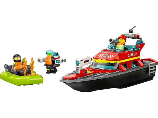 60373 LEGO City Fire - Barca di soccorso antincendio
