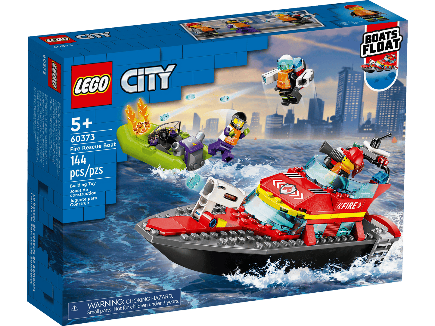 60373 LEGO City Fire - Barca di soccorso antincendio