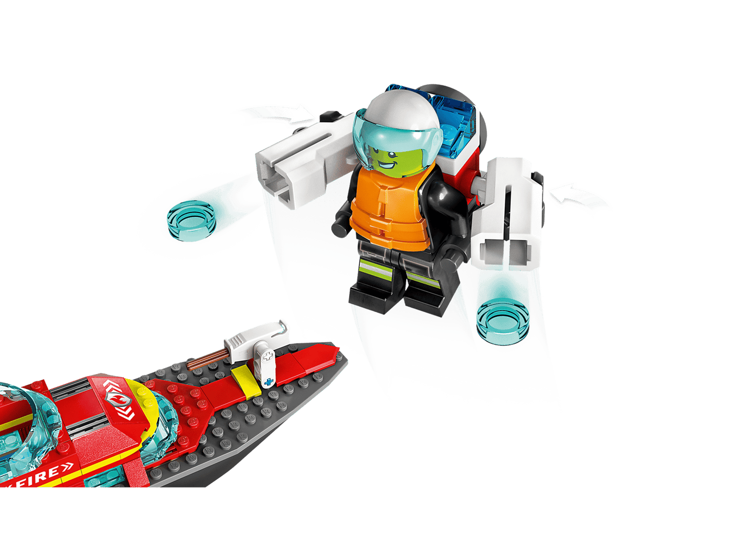 60373 LEGO City Fire - Barca di soccorso antincendio
