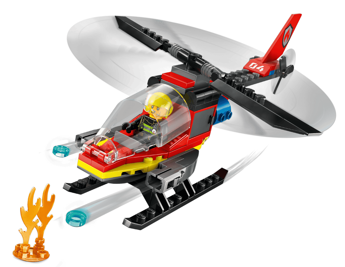 60411 LEGO City Fire Elicottero dei pompieri