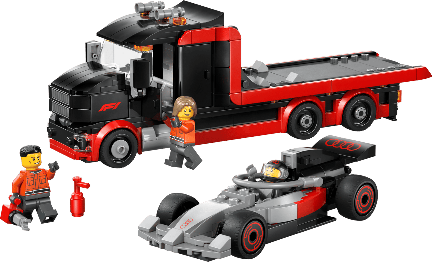60493 Lego  City CITY Display Truck F1® con auto da corsa Audi F1®