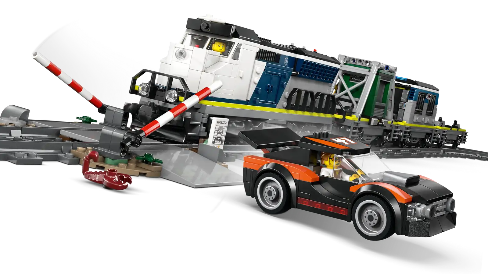 60508 Lego City Rapina al treno della polizia
