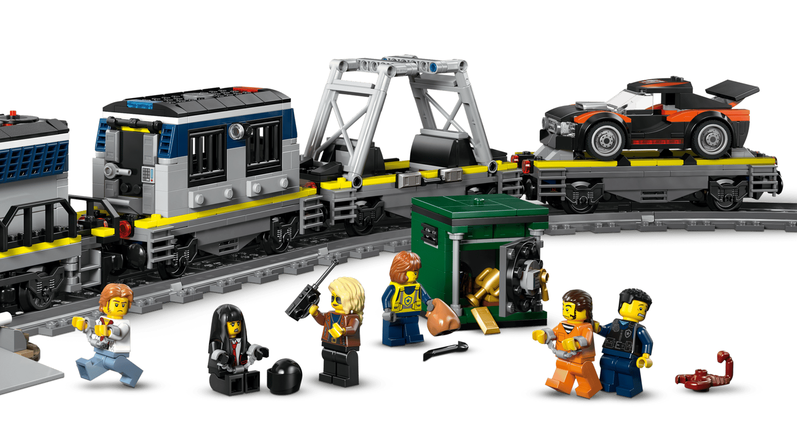60508 Lego City Rapina al treno della polizia