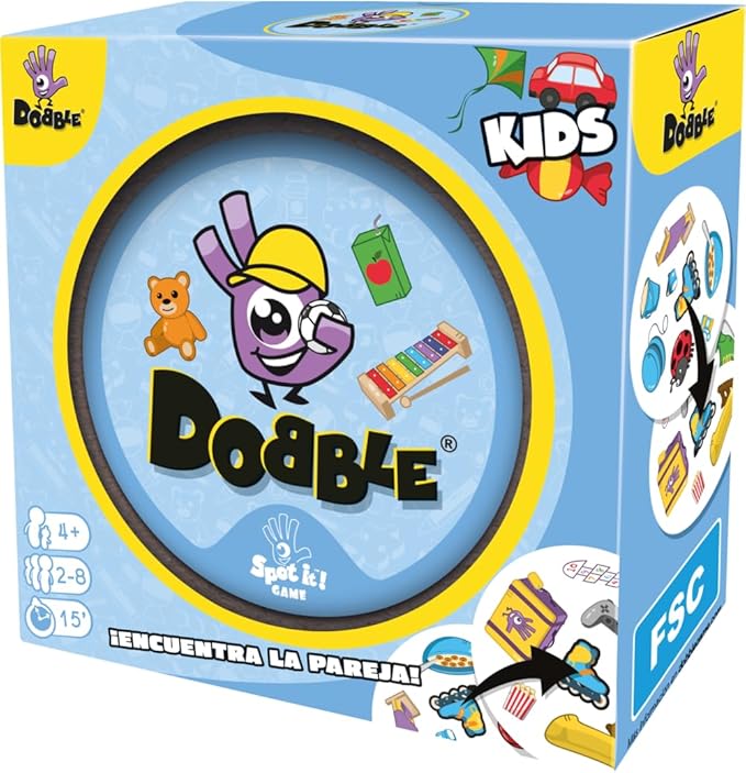 8254 - ASMODEE - DDobble Kids . Gioco da tavolo