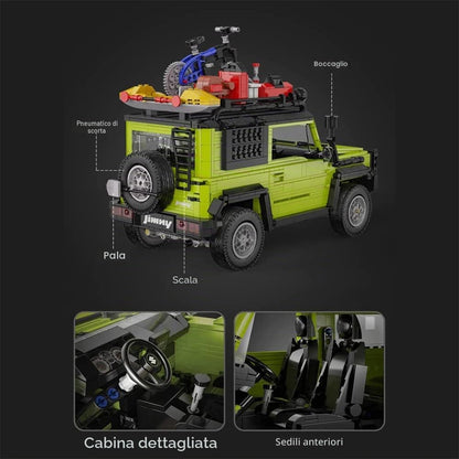 C62001W Cada - Suzuki Jimny Off-Road 1:12 Fuoristrada 4x4 da Costruire 1803 Pz