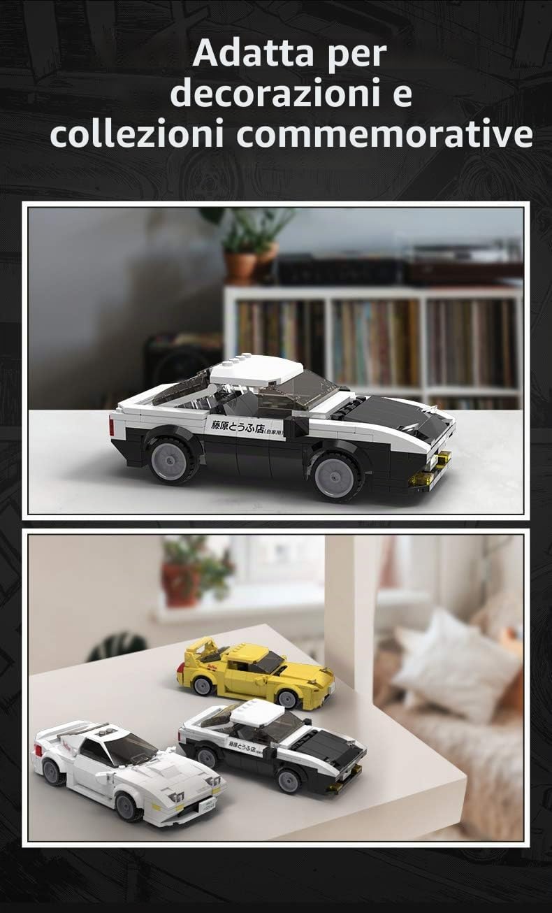 C55013W CaDA  Initial D Mazda FD3S RX-7 scala 1:24  Set Costruzioni Auto