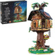 CaDA C66013W Tree House Library  Casa sull'Albero con Biblioteca e Luci LED USB