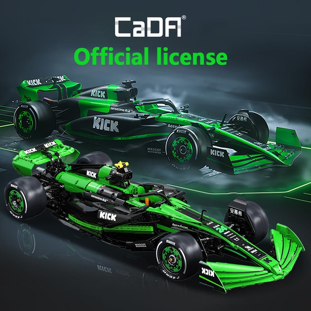 C64010W CaDA Kick Sauber F1 Team C44 2024 1:8  Formula 1 da Costruire 2553 Pezz