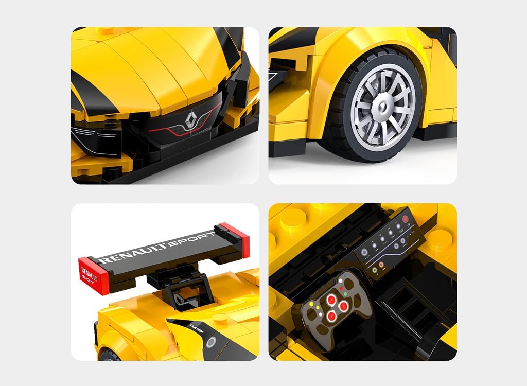 DBLC55037W CaDA Renault Sport R.S.01  Auto da Corsa da Costruire 271 Pezzi Scal