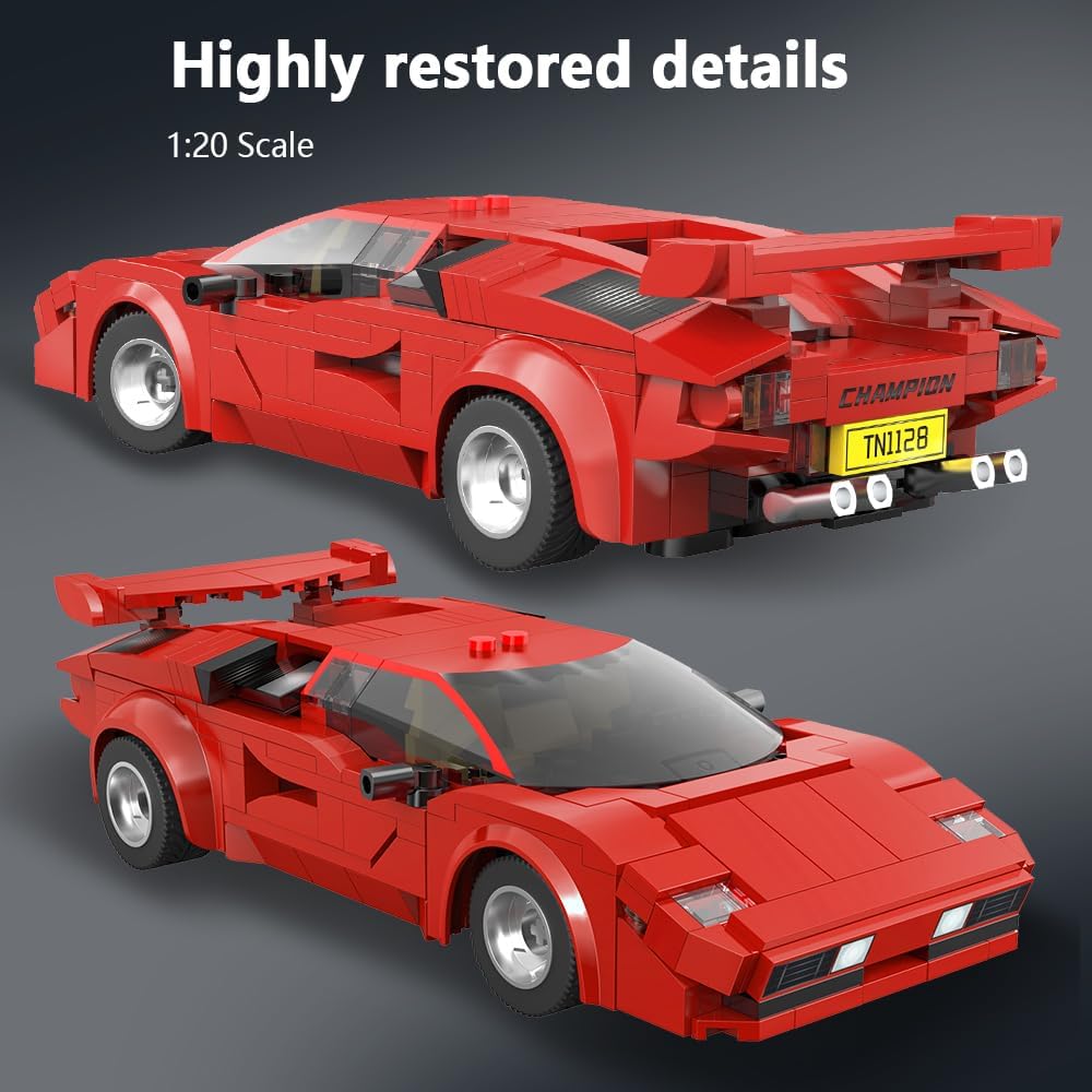 DBLC51085W CaDA Racing Car RC 1:20  Auto Sportiva Radiocomandata 328 Pezzi