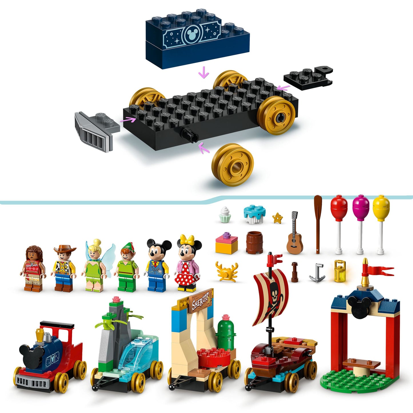 43212 - LEGO - Disney Classic Treno delle Celebrazioni Disney