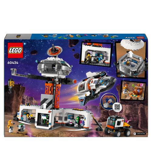 60434 LEGO City Space - Base spaziale e piattaforma di lancio
