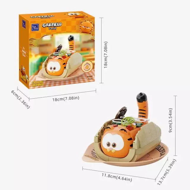 86808 PANTASY set di mattoncini collezione Garfield Foodie Series: Garfield Taco