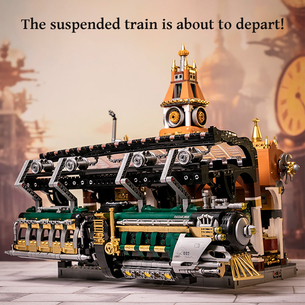 85007 Pantasy SteamPunk : Stazione Treno Steampunk Set Costruzioni da Collezione