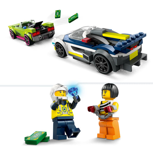 60415 LEGO City Police Inseguimento della macchina da corsa
