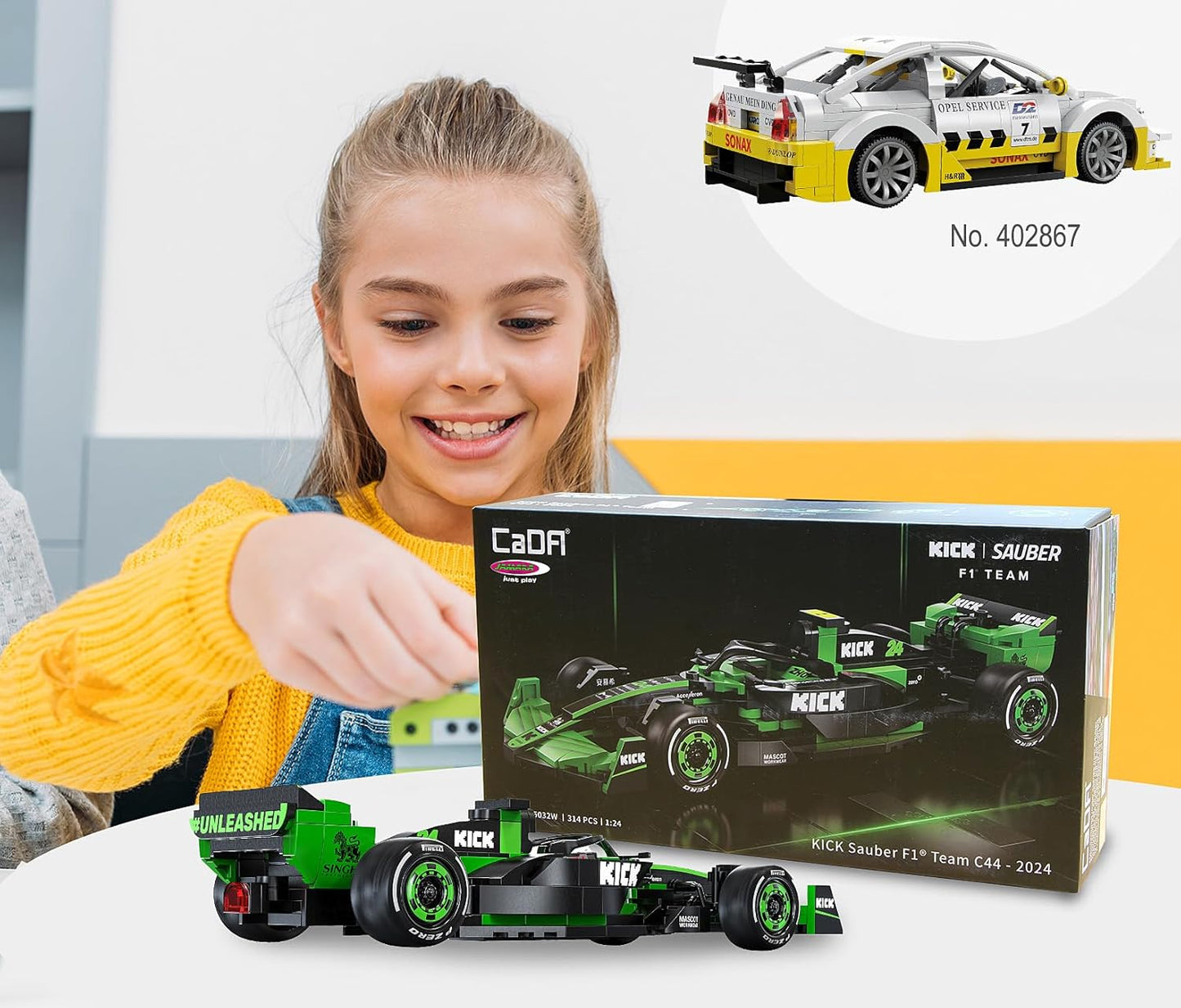 Cada Kick Sauber F1 Team C44 2024 Set Costruzioni da collezione