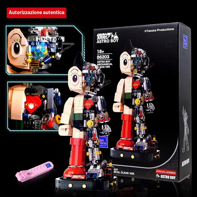 86203 PANTASY set di mattoncini collezione Astro Boy: Astro Boy Mechanical Clear
