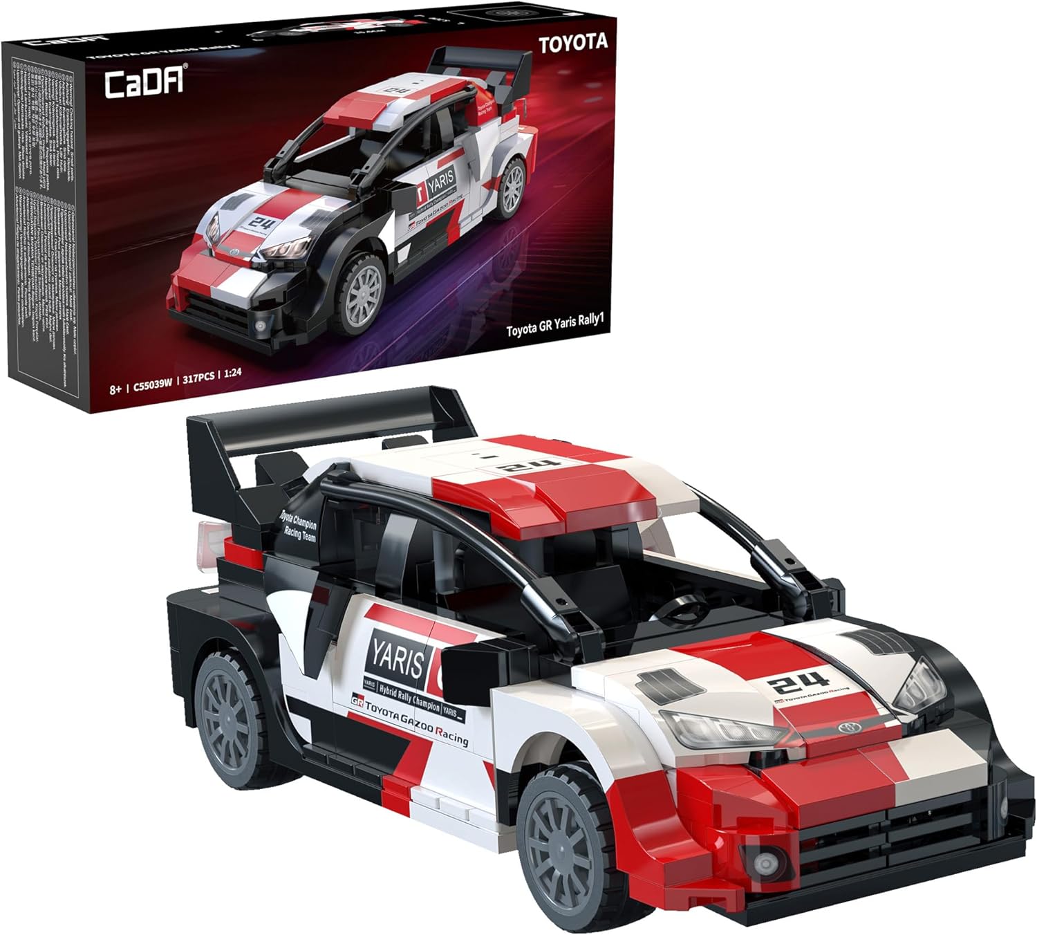 C51094W  CaDA Renault Sport RS.01 Auto RC da Costruire 294 Pezzi Scala 1:20