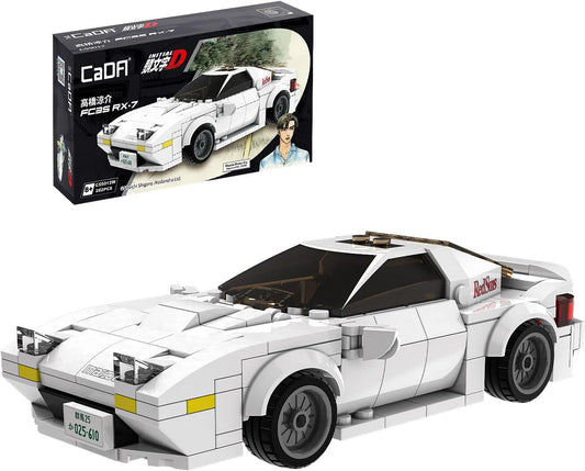 C55012W CaDA Initial D Mazda FC3S RX-7 Auto da Corsa da Costruire 1:24