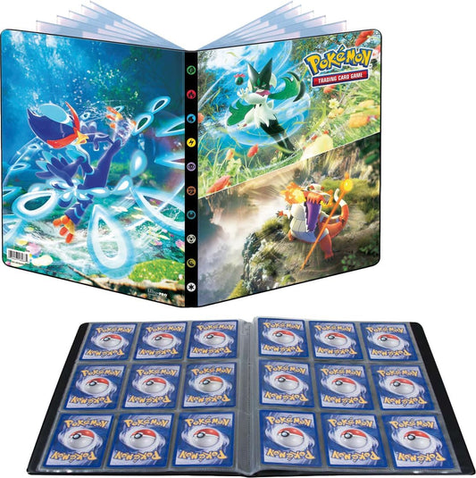 UP16068 ULTRA-PRO Album 9 Tasche Portfolio Pokemon Scarlatto - Violetto