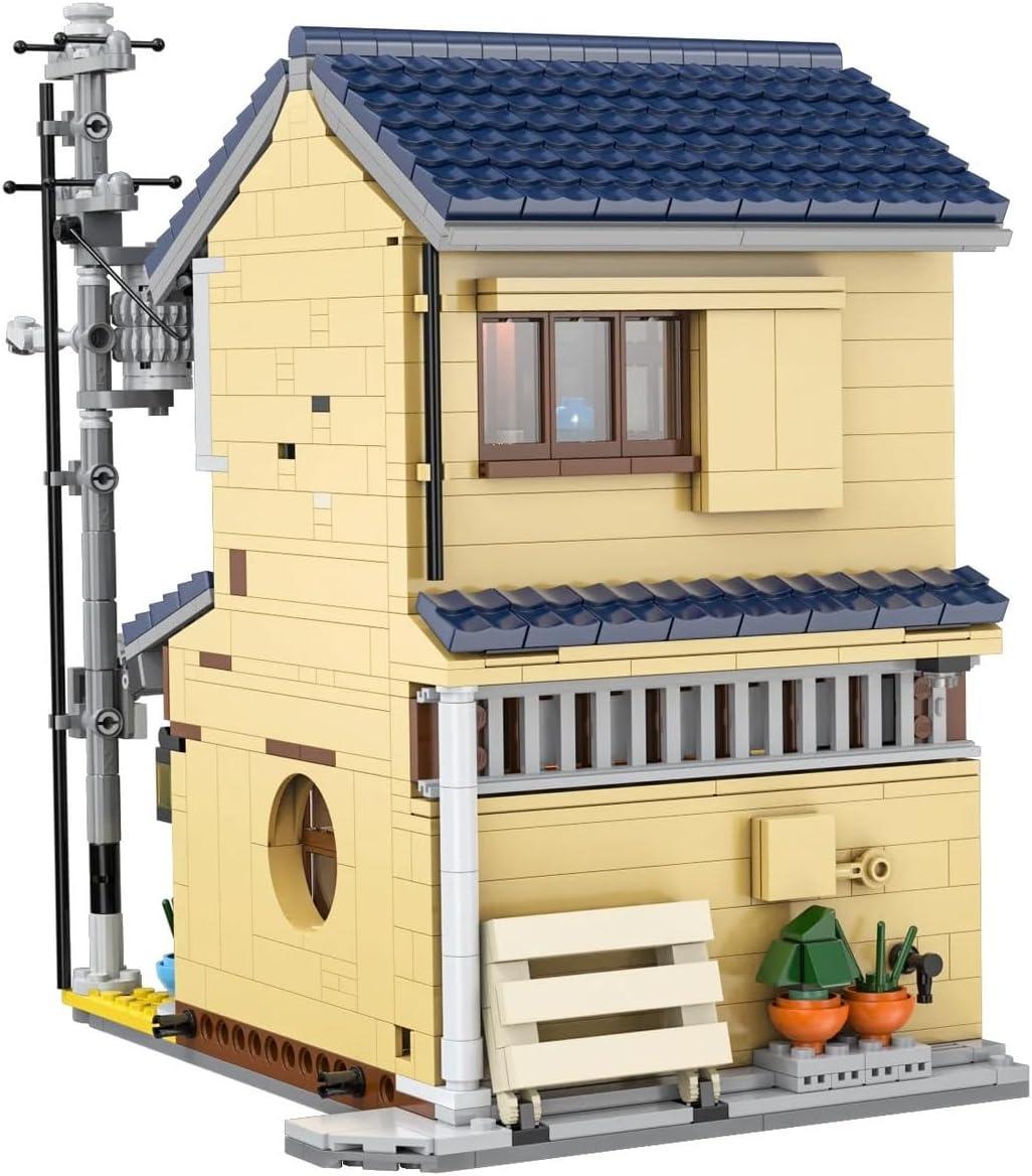 C66010W CaDA Japanese Tea Shop  Set Costruzioni Machiya Giapponese con Luci USB