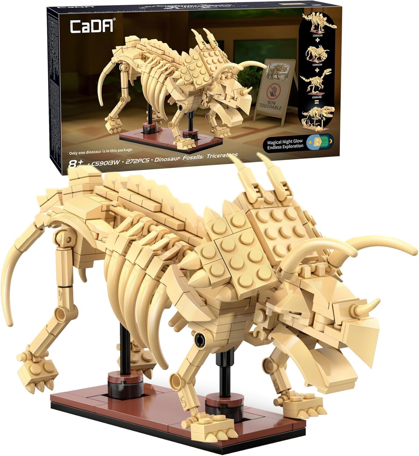 C59013 Cada - Dinosaur Fossils - Triceratops - 272  pcs