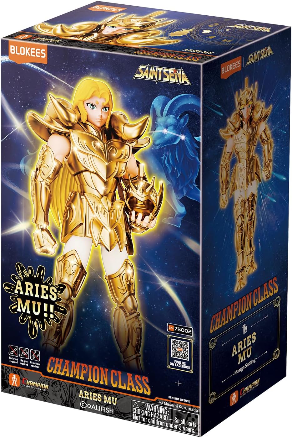 75002 Blokees Figures - Saint Seiya - Champion Class - Aries Mu