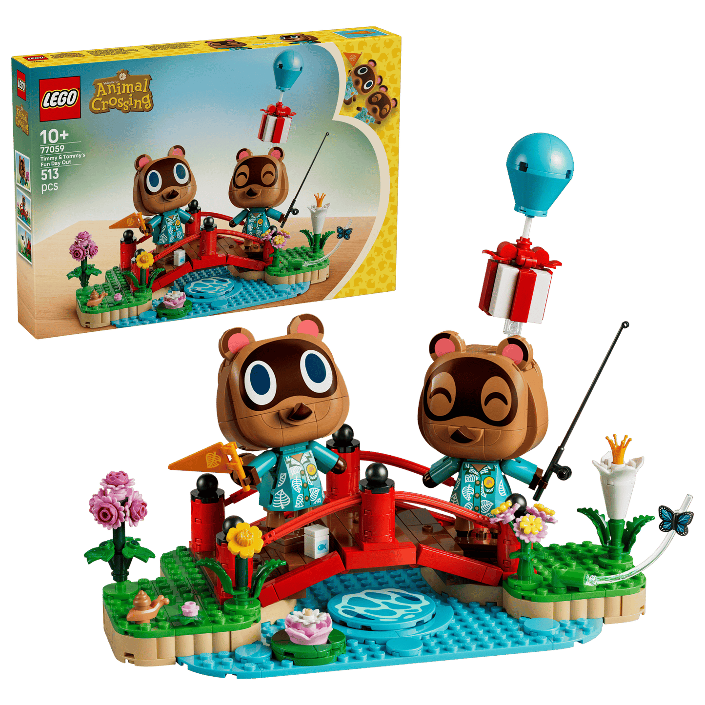 77059 Lego Animal Crossing Una giornata all'aria aperta per Mirco e Marco