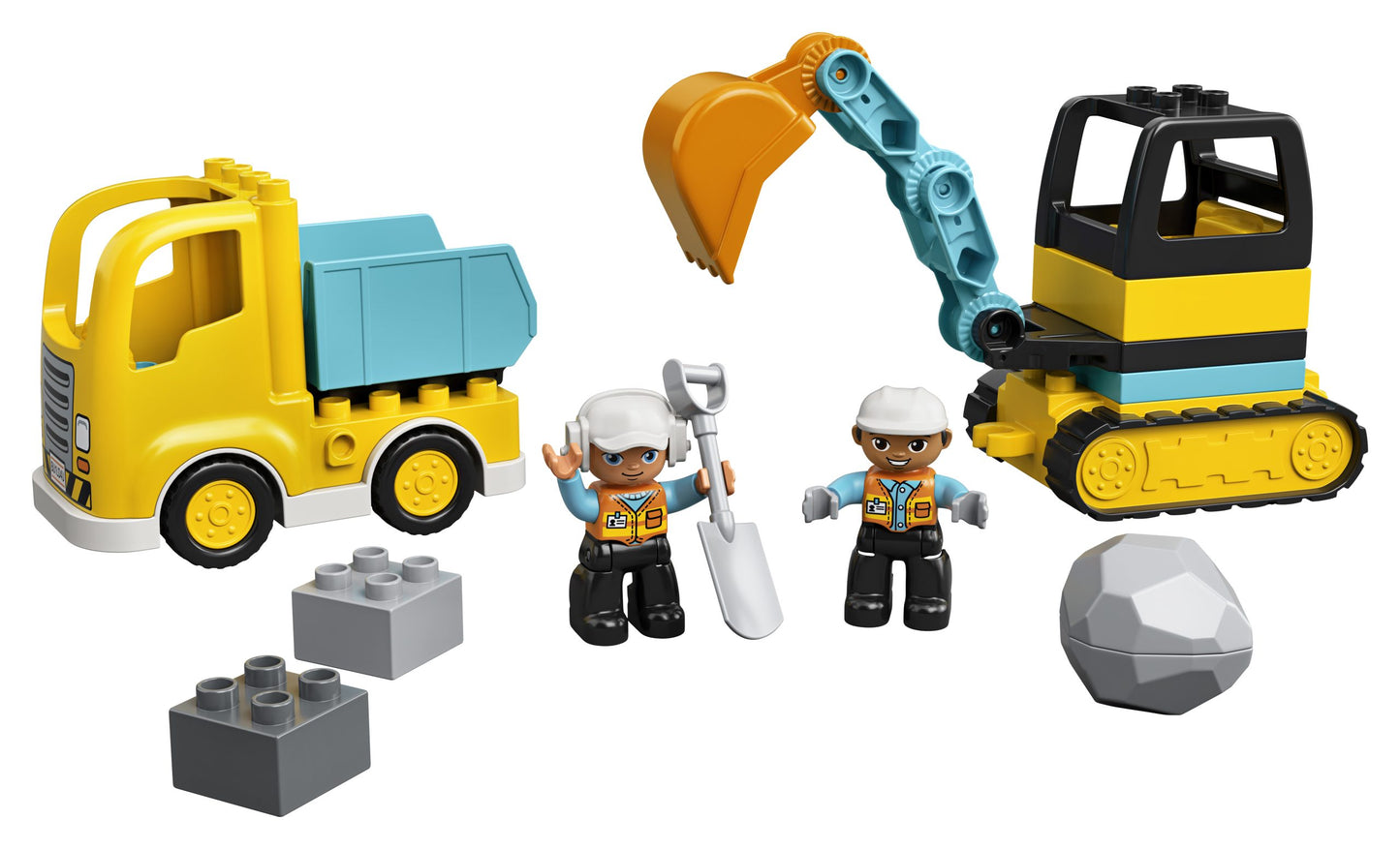 10931 LEGO Duplo - Camion e scavatrice cingolata