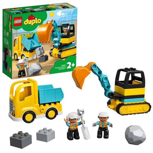 10931 LEGO Duplo - Camion e scavatrice cingolata
