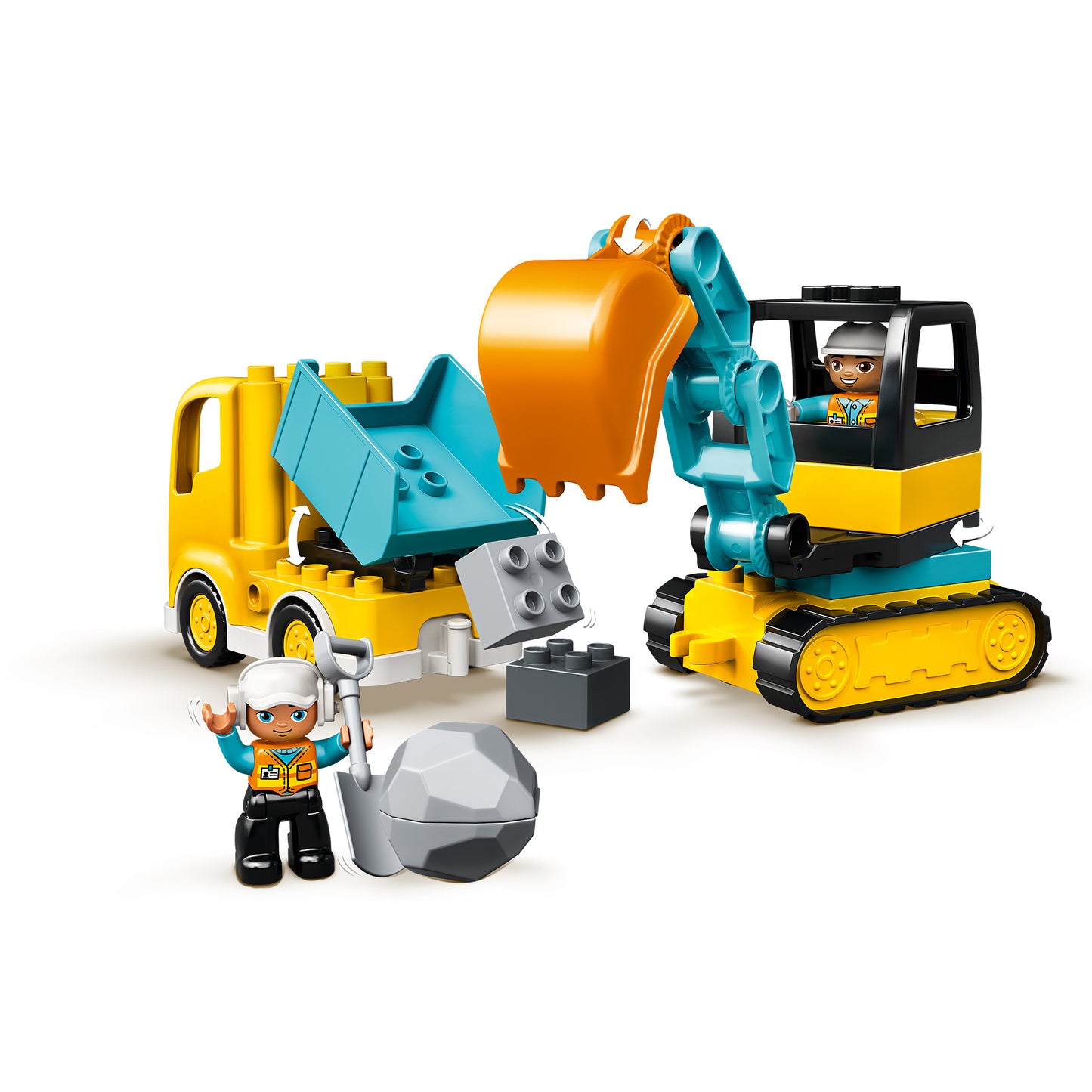 10931 LEGO Duplo - Camion e scavatrice cingolata