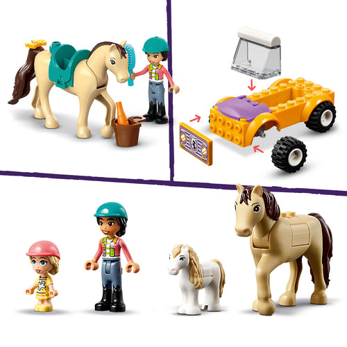 42634 LEGO Friends Rimorchio con cavallo e pony