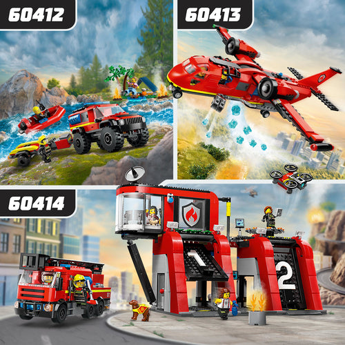 60414 LEGO City Fire Caserma dei pompieri e autopompa