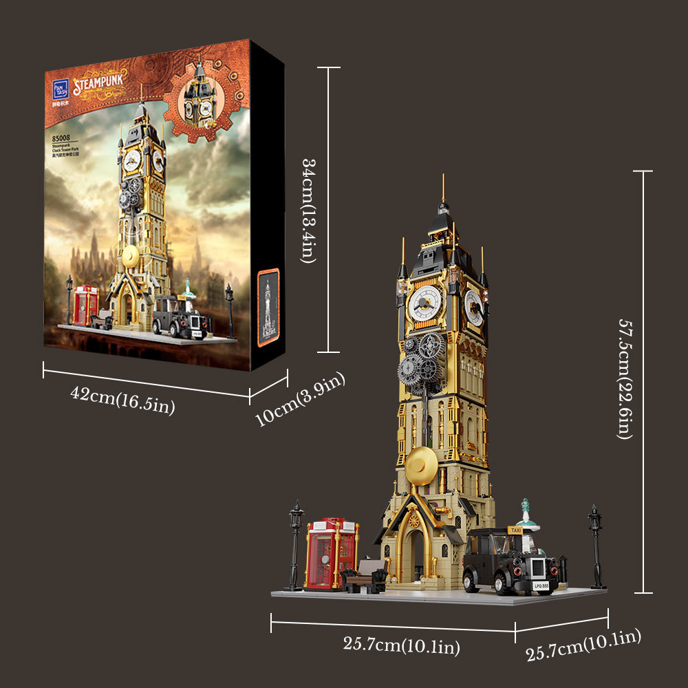 85008 Pantasy Steampunk Bell Tower Torre dell’Orologio Set Costruzioni