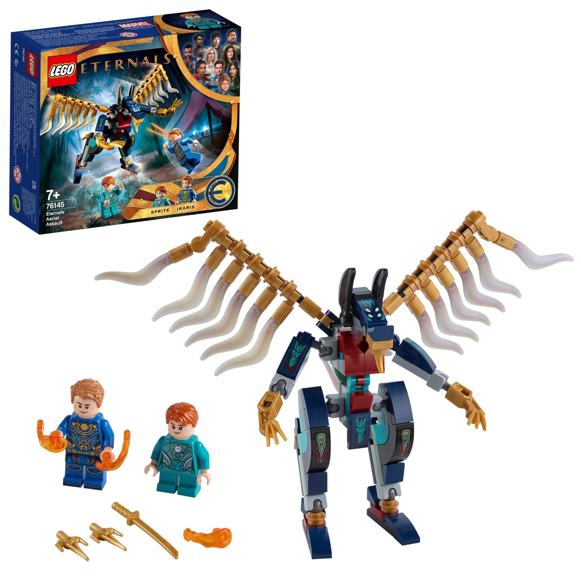 76145 LEGO  Marvel superheroes - Assalto aereo degli Eternals