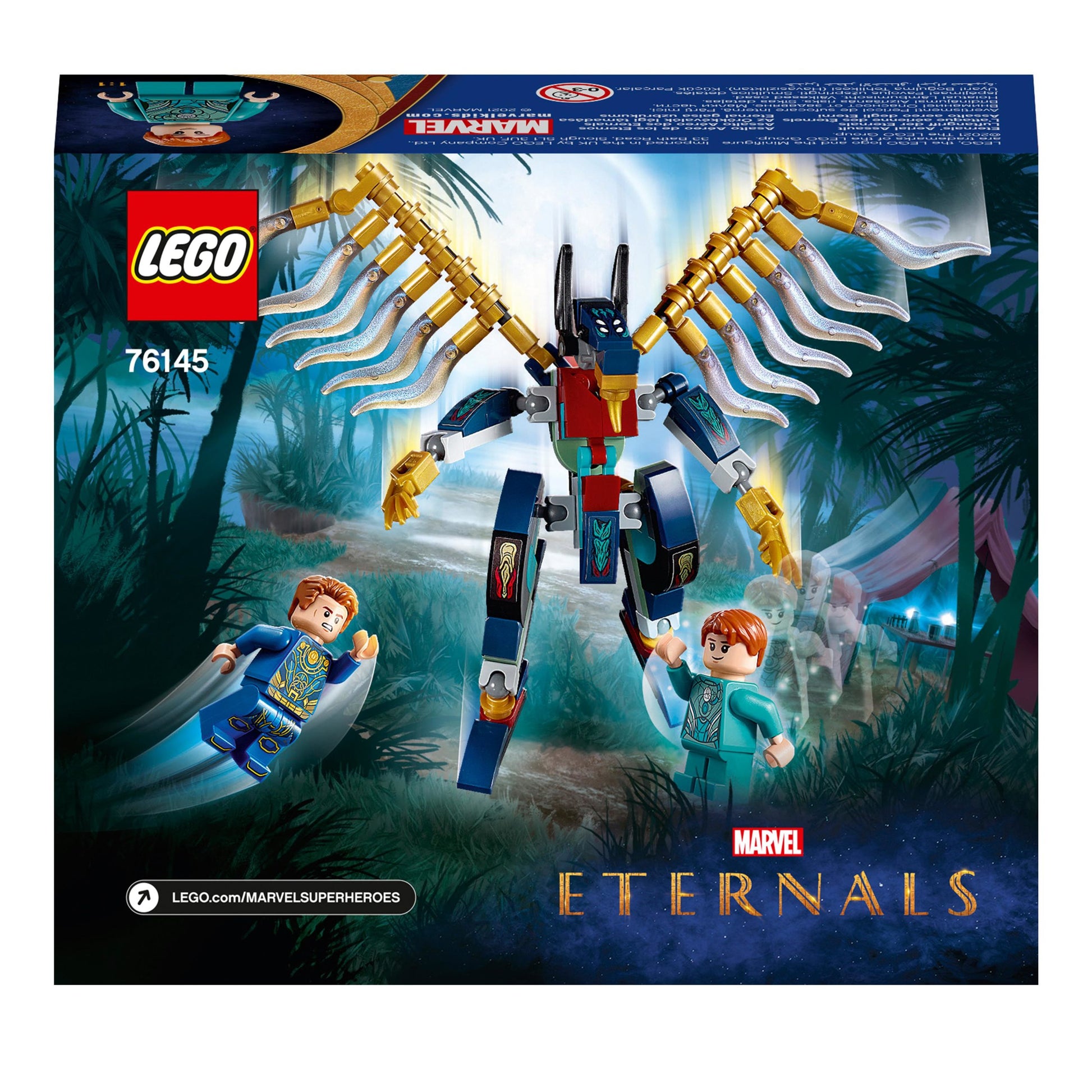 76145 LEGO  Marvel superheroes - Assalto aereo degli Eternals