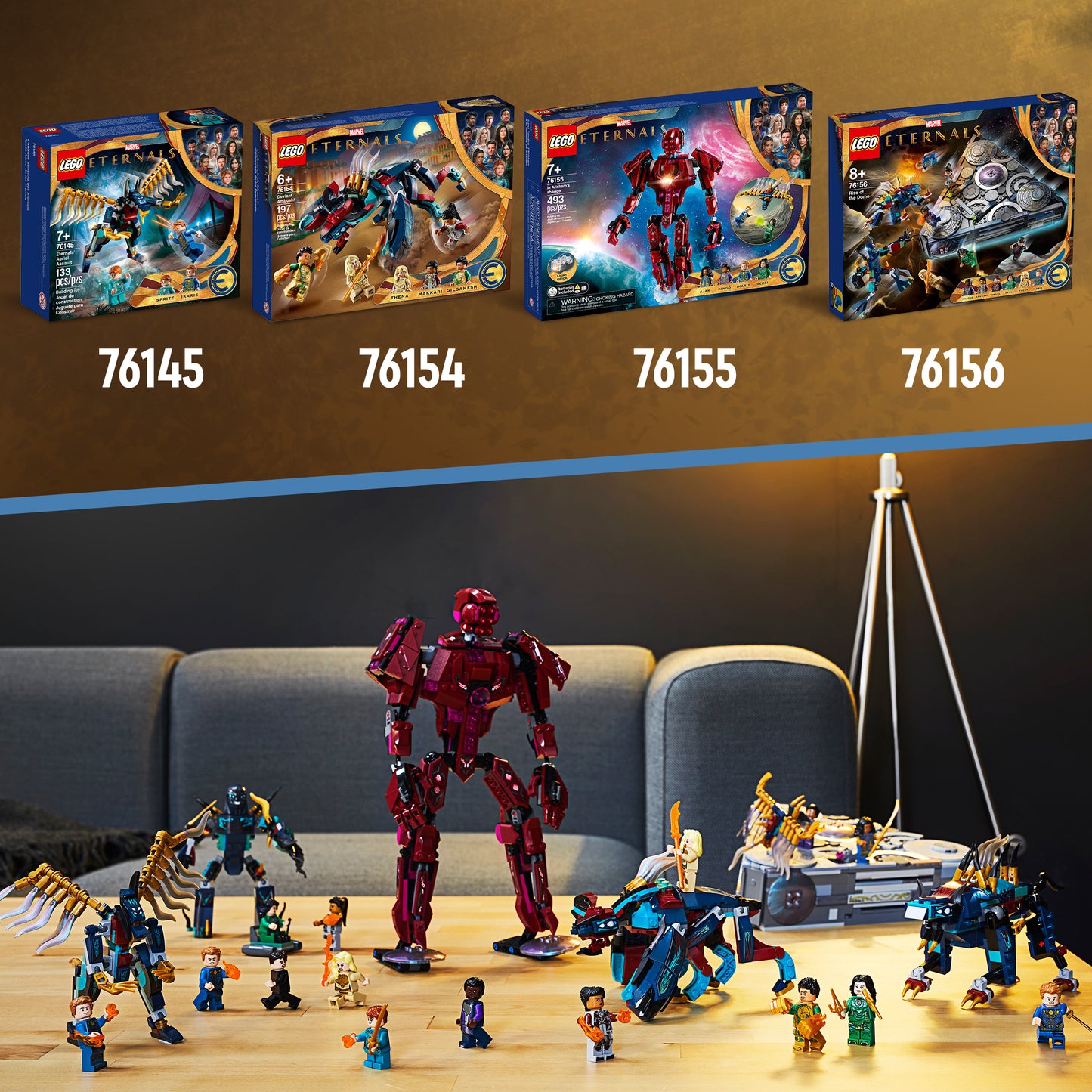 76145 LEGO  Marvel superheroes - Assalto aereo degli Eternals