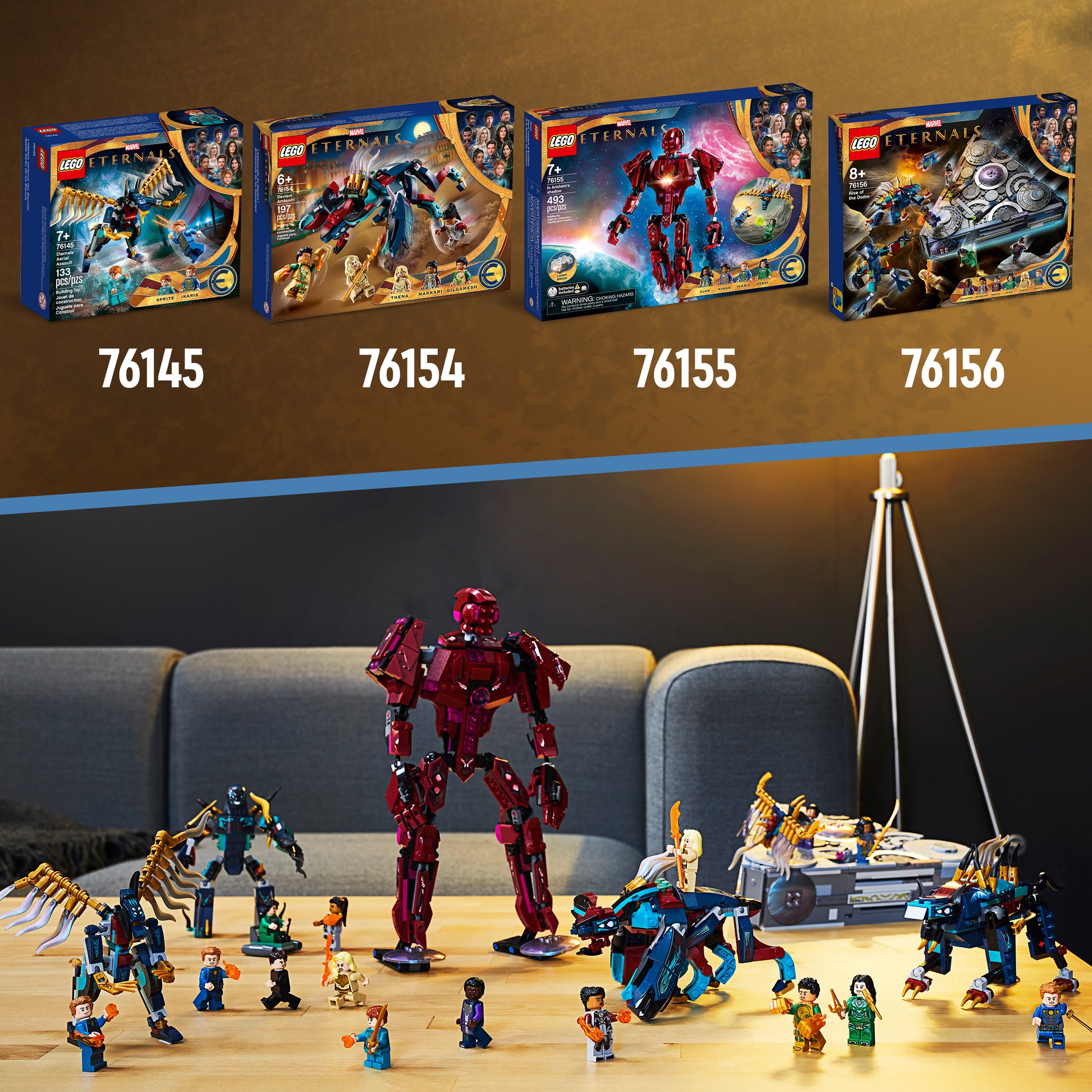 76145 LEGO  Marvel superheroes - Assalto aereo degli Eternals